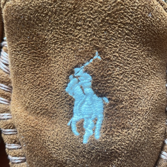 Polo Ralph Lauren leather slipper brown 6. - Picture 3 of 5
